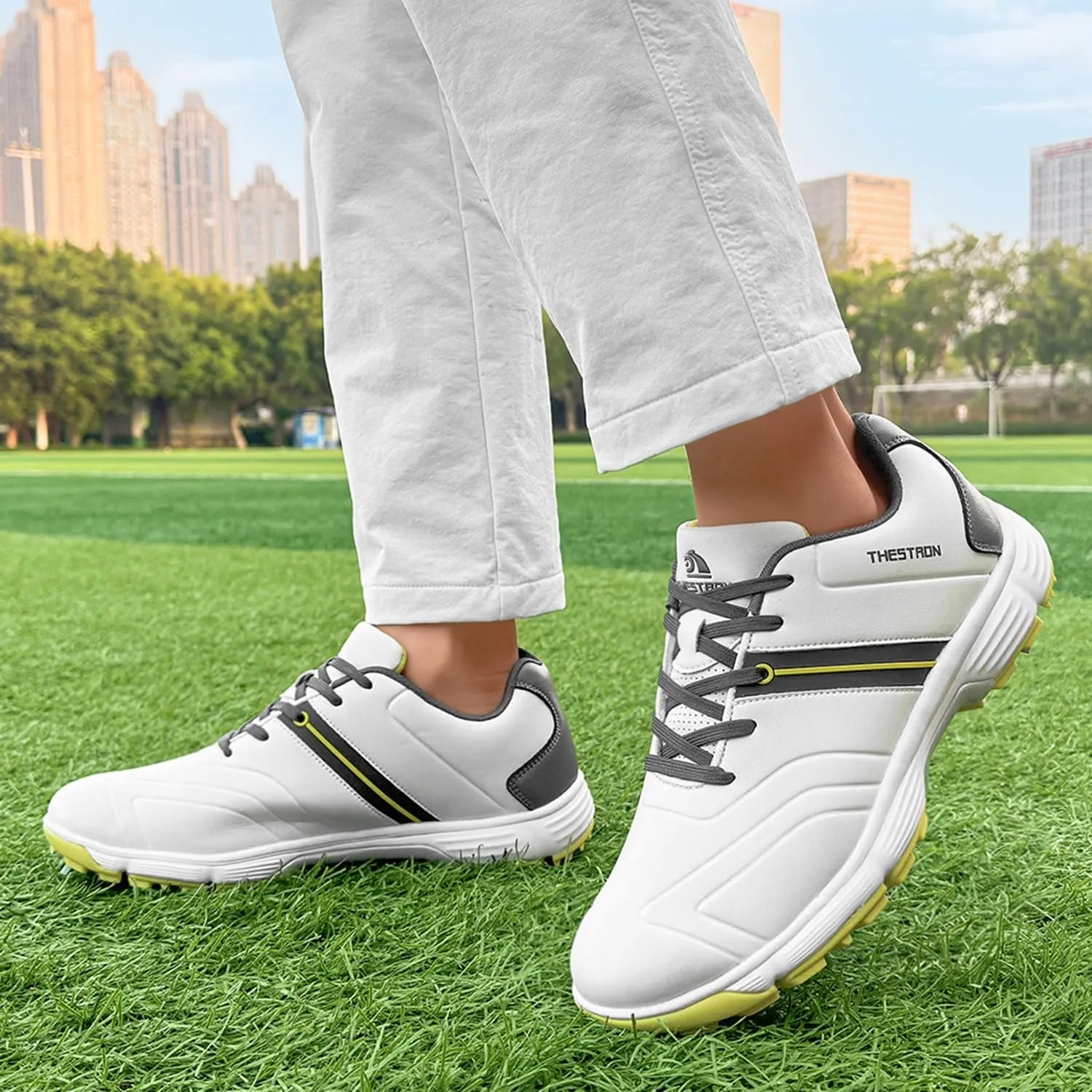 Waterproof Golf Shoes Men Spikes Golf Sneakers Male Outdoor Walking Footwears for Golfers