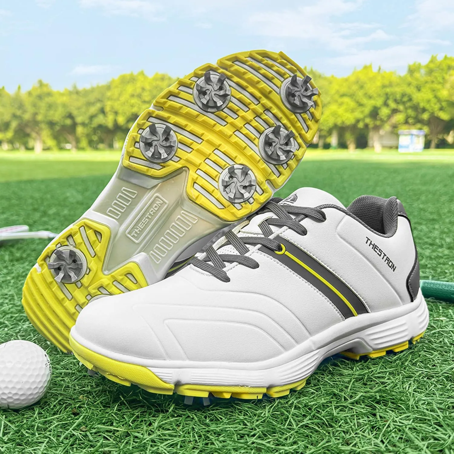 Waterproof Golf Shoes Men Spikes Golf Sneakers Male Outdoor Walking Footwears for Golfers