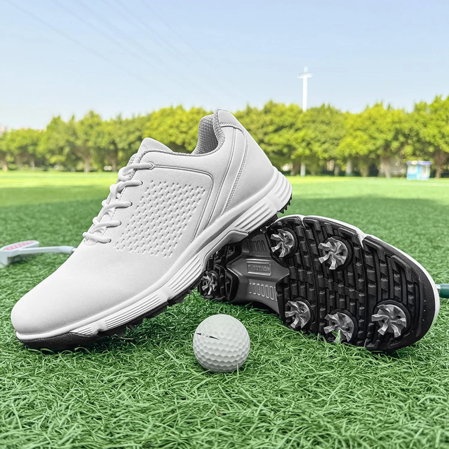 Waterproof Golf Shoes Men Spikes Golf Sneakers Male Outdoor Walking Footwears for Golfers