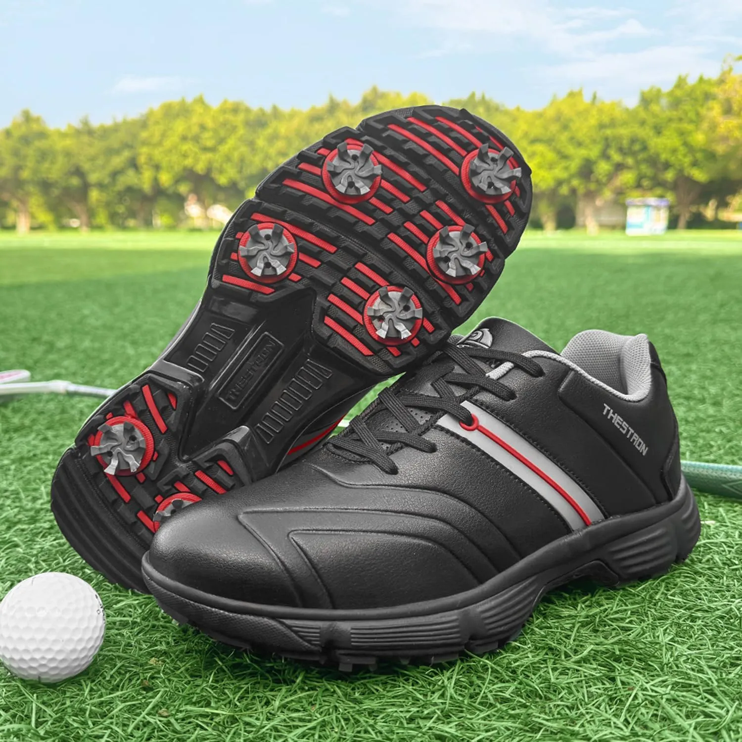 Waterproof Golf Shoes Men Spikes Golf Sneakers Male Outdoor Walking Footwears for Golfers