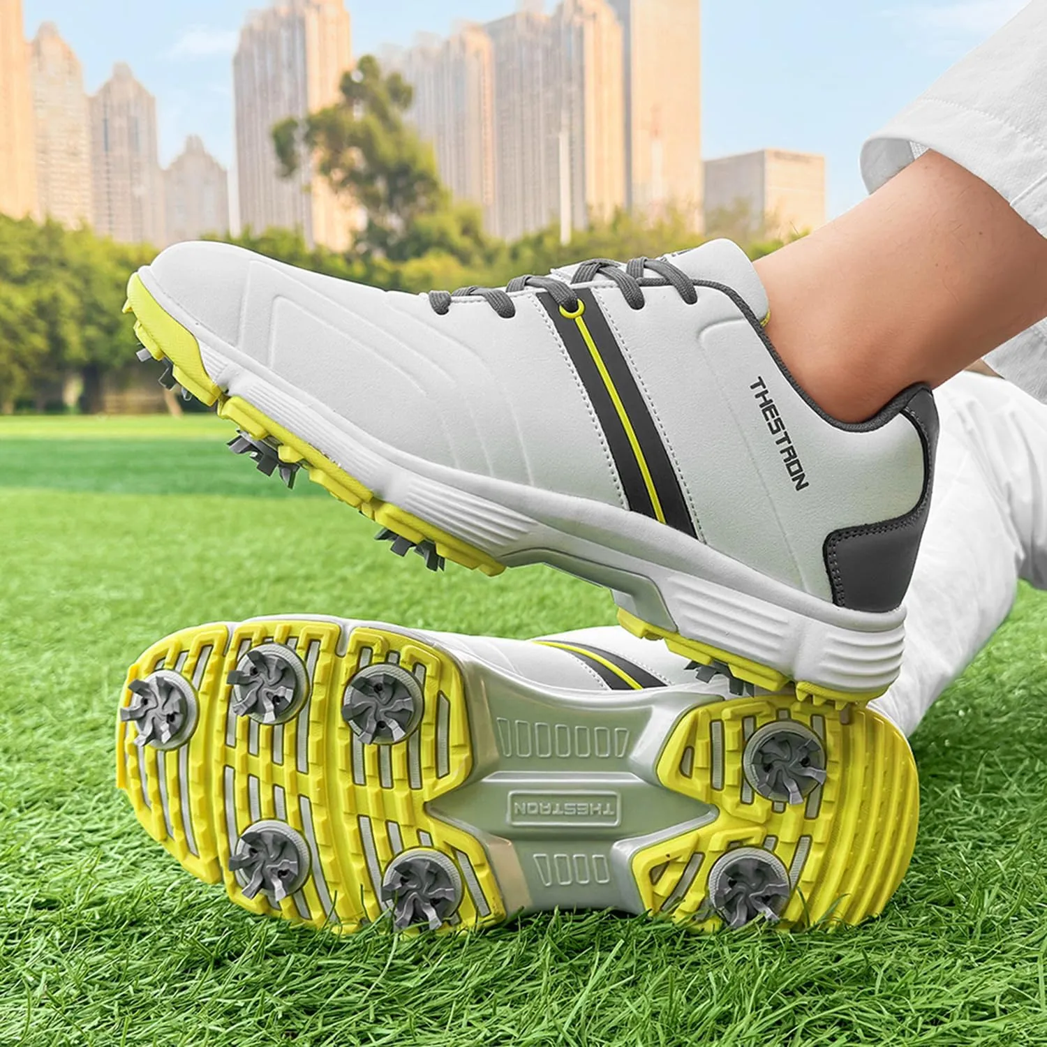 Waterproof Golf Shoes Men Spikes Golf Sneakers Male Outdoor Walking Footwears for Golfers