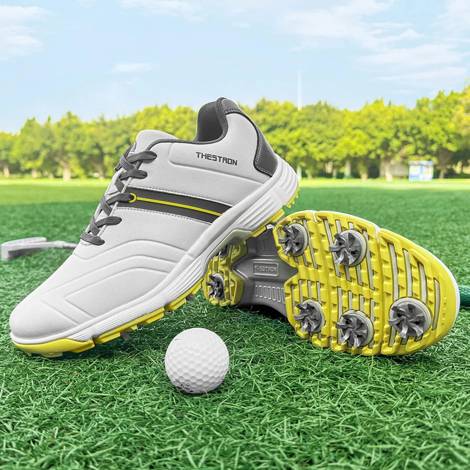 Waterproof Golf Shoes Men Spikes Golf Sneakers Male Outdoor Walking Footwears for Golfers