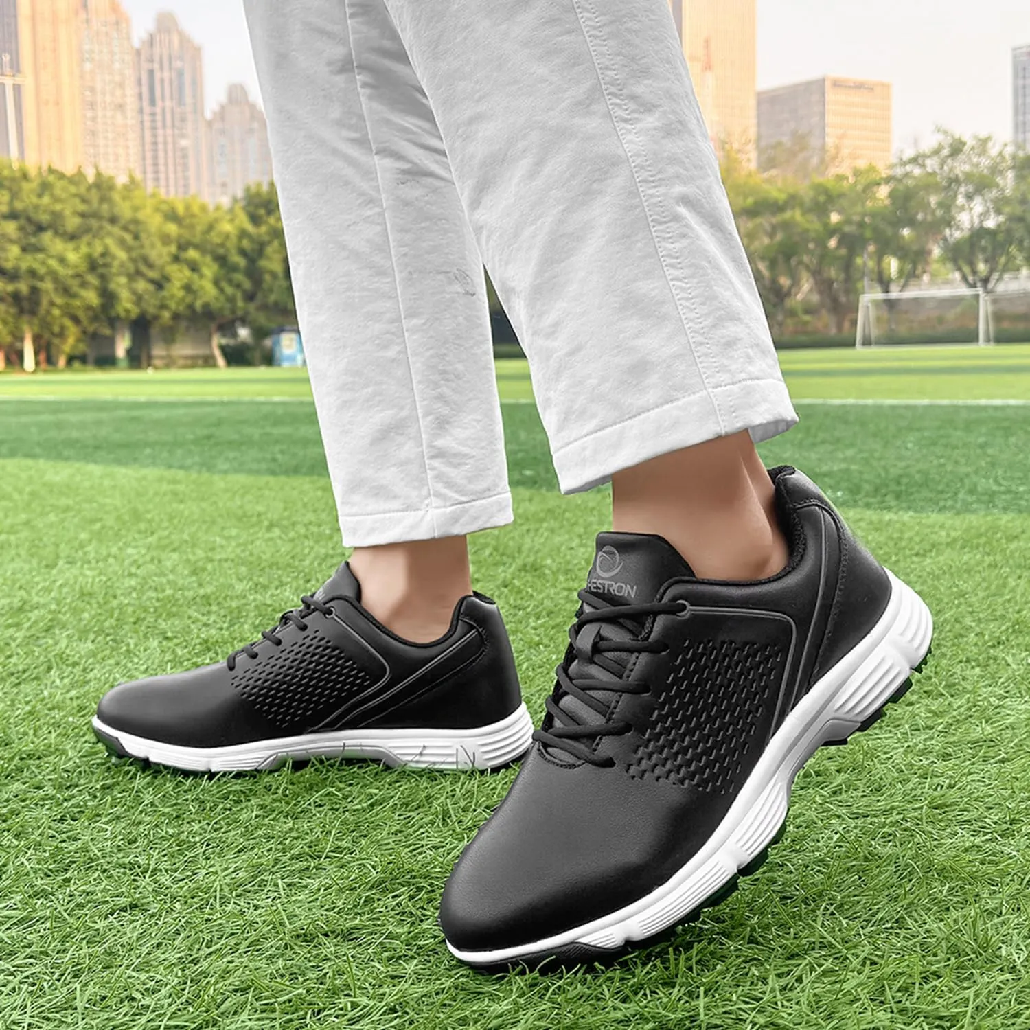 Waterproof Golf Shoes Men Spikes Golf Sneakers Male Outdoor Walking Footwears for Golfers