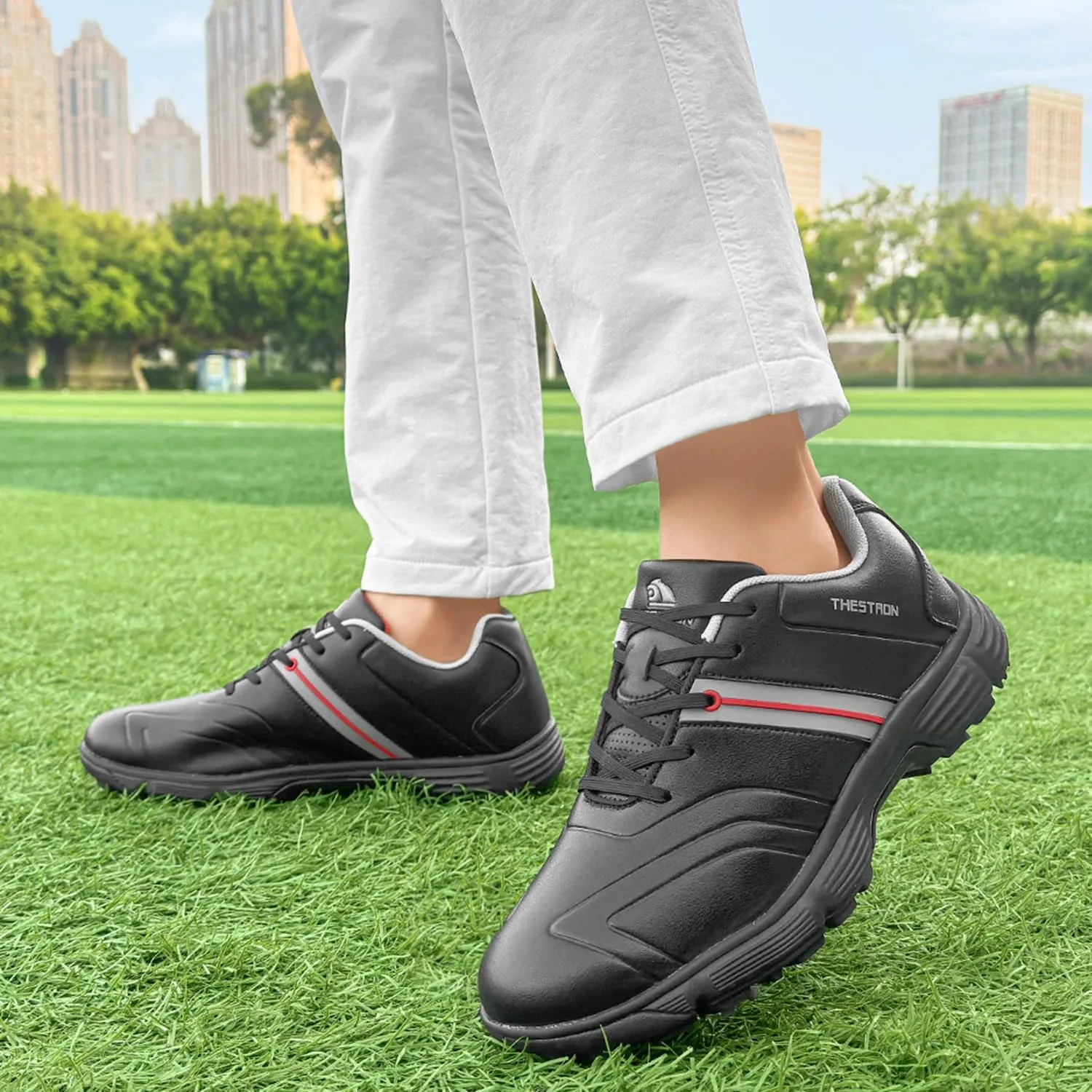 Waterproof Golf Shoes Men Spikes Golf Sneakers Male Outdoor Walking Footwears for Golfers