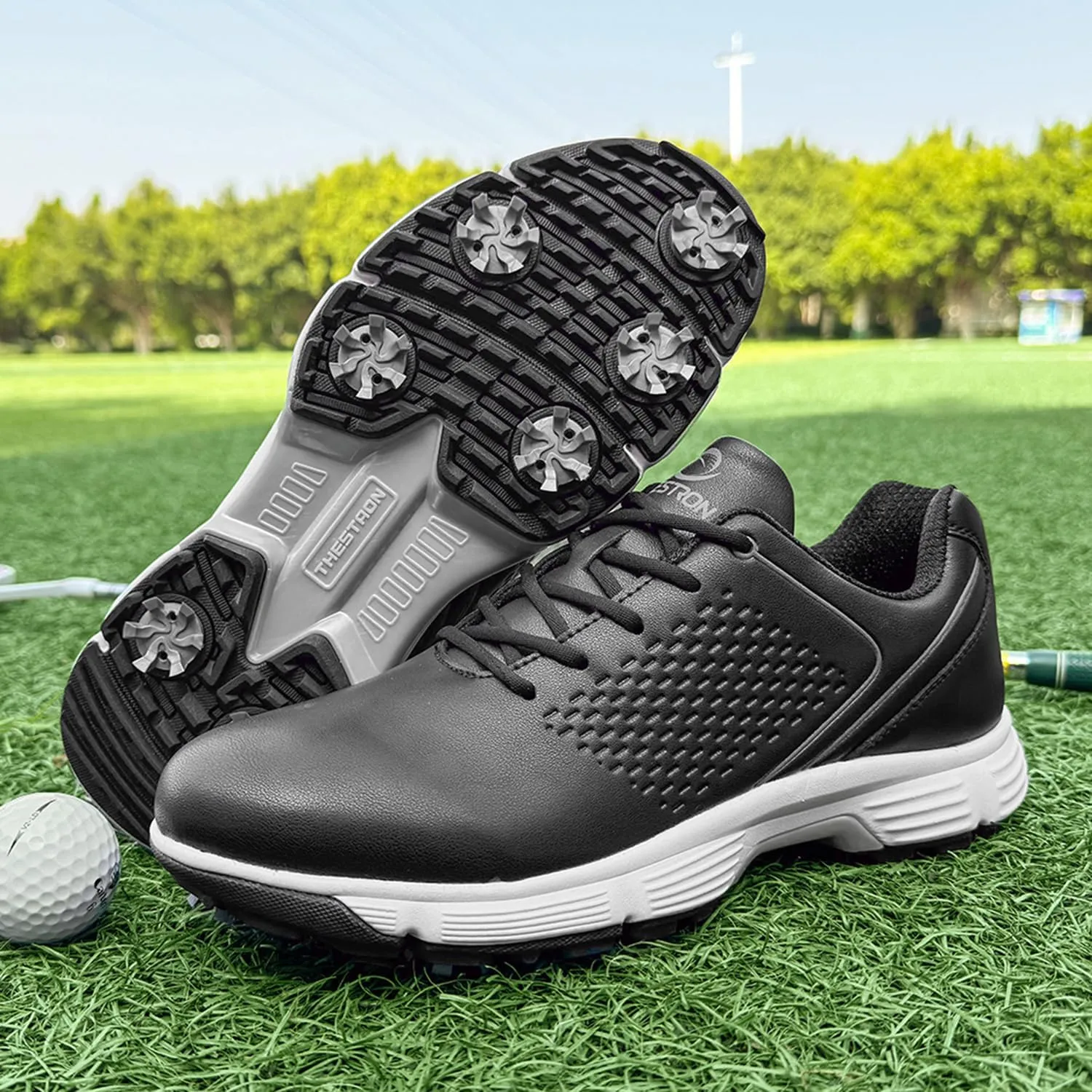 Waterproof Golf Shoes Men Spikes Golf Sneakers Male Outdoor Walking Footwears for Golfers