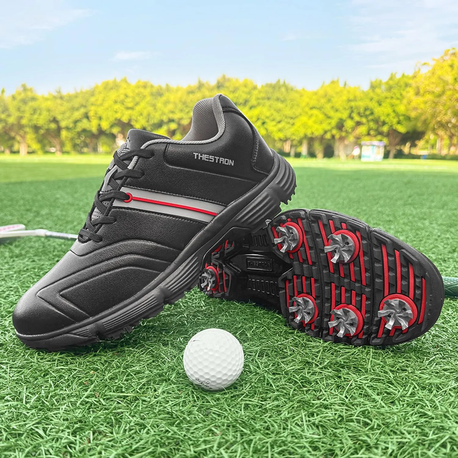 Waterproof Golf Shoes Men Spikes Golf Sneakers Male Outdoor Walking Footwears for Golfers