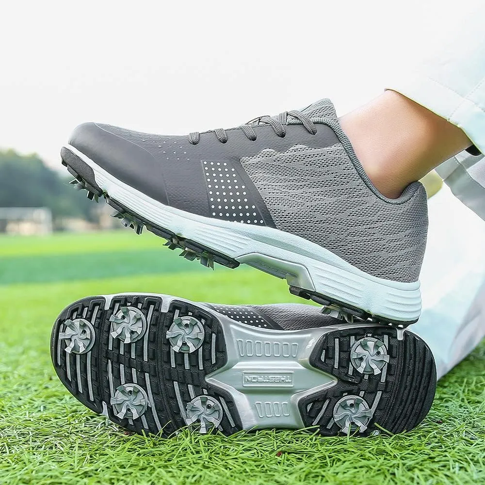 Waterproof Professional Golf Shoes Men Spikes Golf Sneakers Male Outdoor Anti Slip Walking Footwears