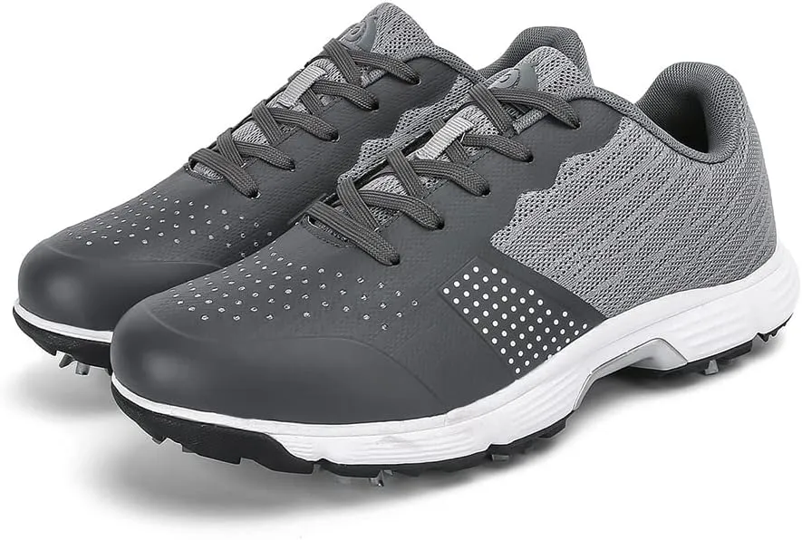 Waterproof Professional Golf Shoes Men Spikes Golf Sneakers Male Outdoor Anti Slip Walking Footwears