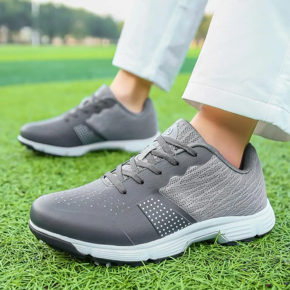 Waterproof Professional Golf Shoes Men Spikes Golf Sneakers Male Outdoor Anti Slip Walking Footwears