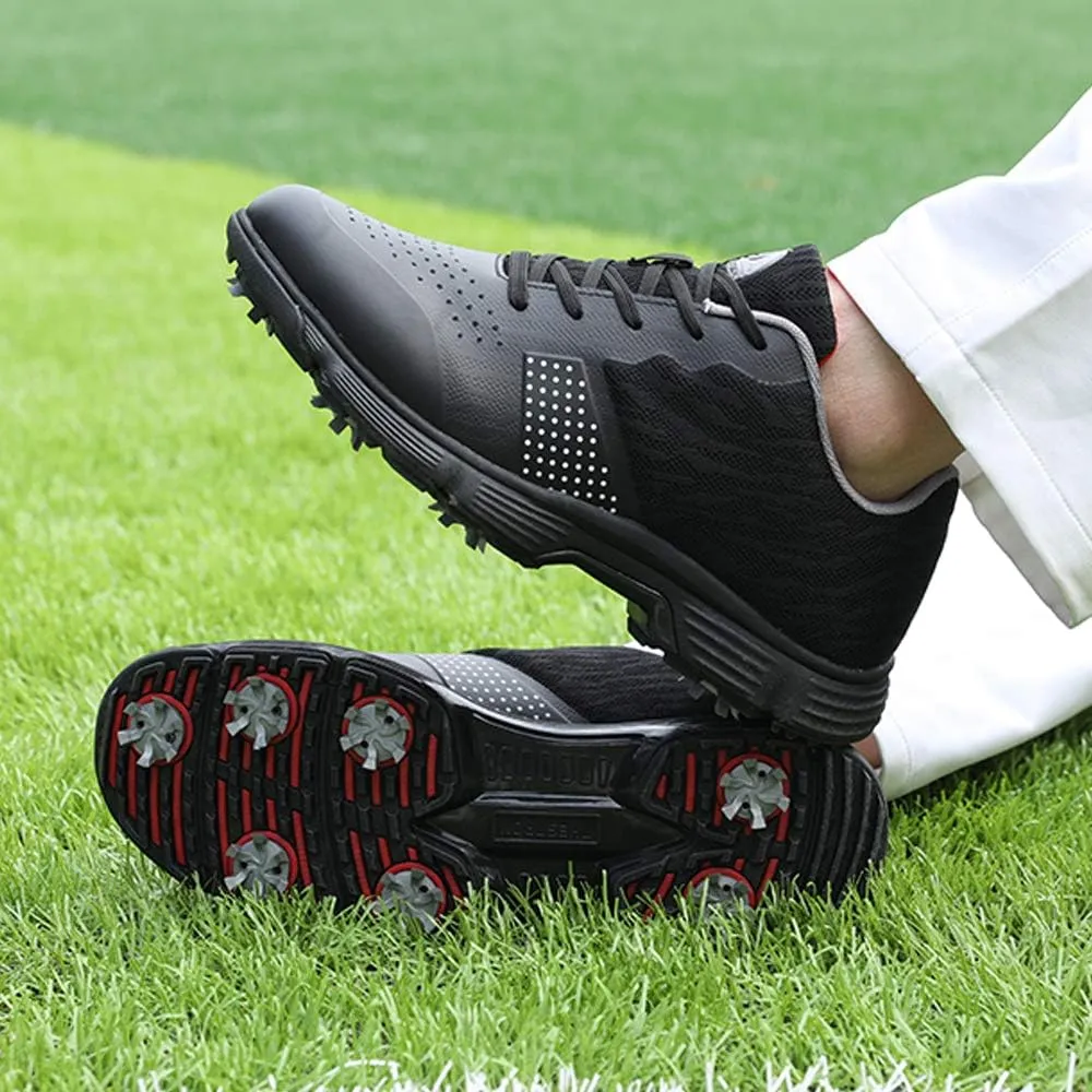 Waterproof Professional Golf Shoes Men Spikes Golf Sneakers Male Outdoor Anti Slip Walking Footwears