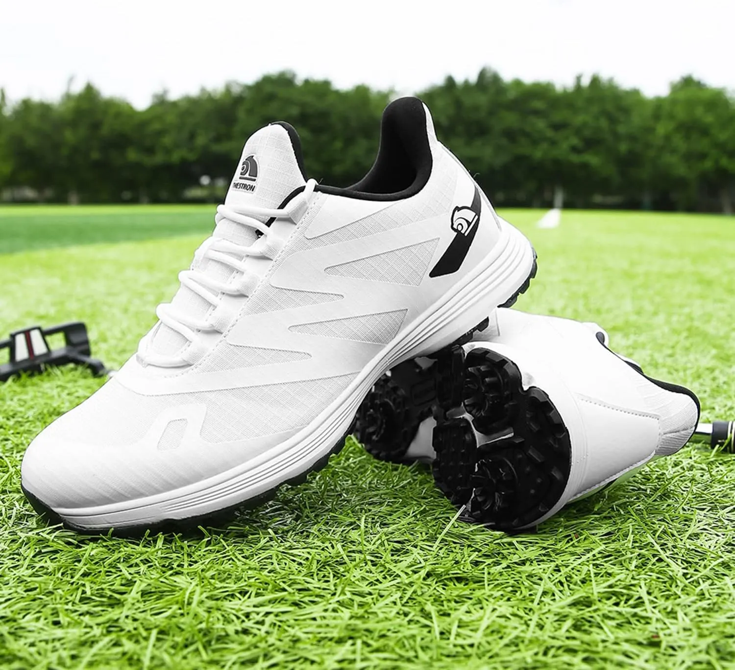 Waterproof Professional Golf Shoes Men Spikes Golf Sneakers Male Outdoor Anti Slip Walking Footwears