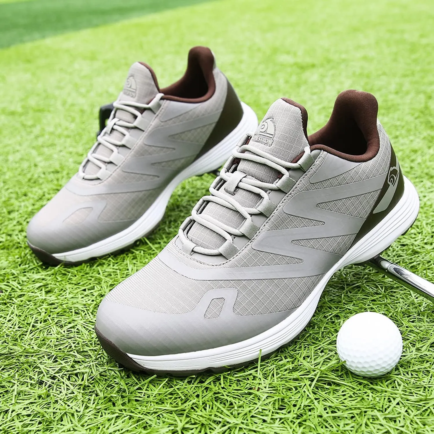 Waterproof Professional Golf Shoes Men Spikes Golf Sneakers Male Outdoor Anti Slip Walking Footwears