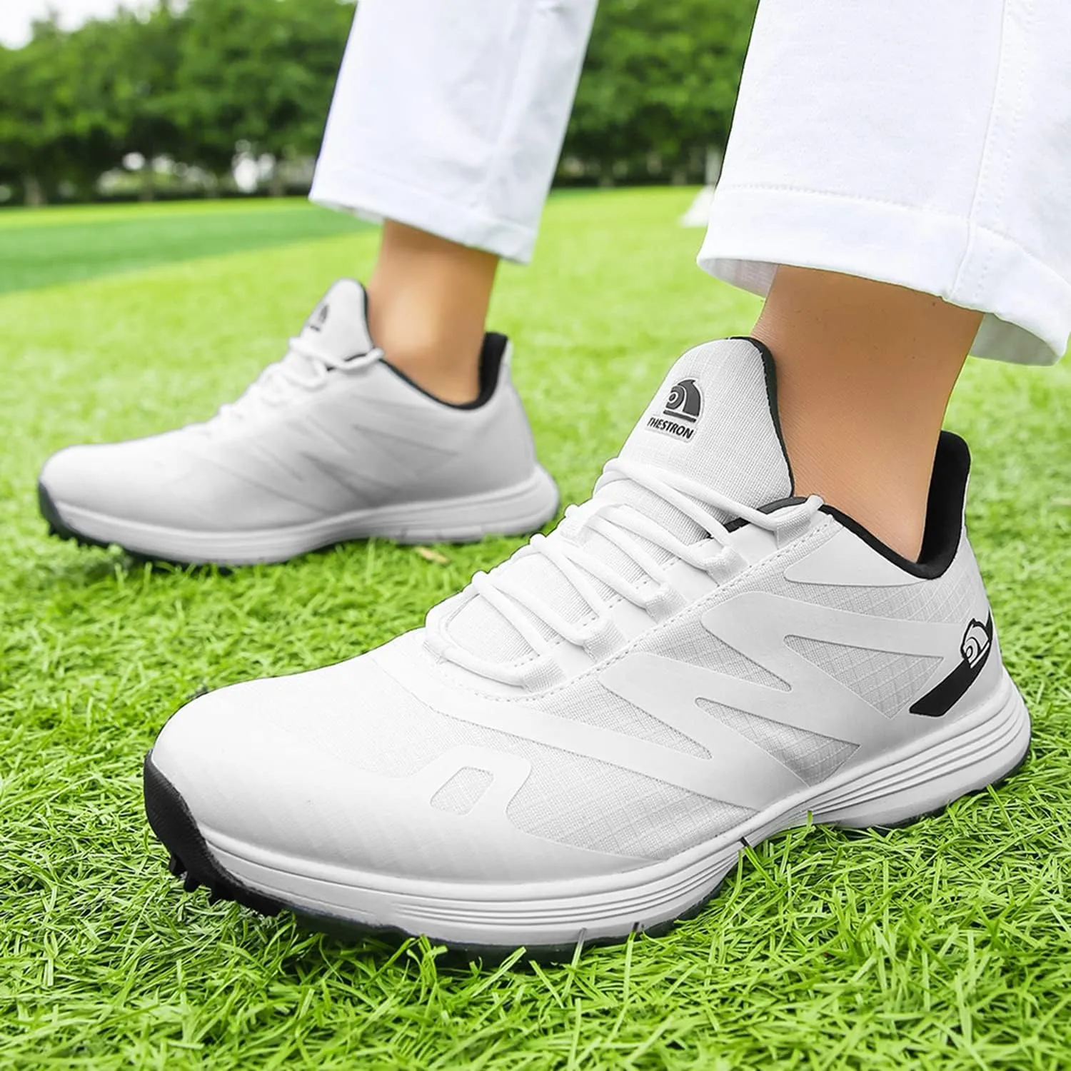 Waterproof Professional Golf Shoes Men Spikes Golf Sneakers Male Outdoor Anti Slip Walking Footwears