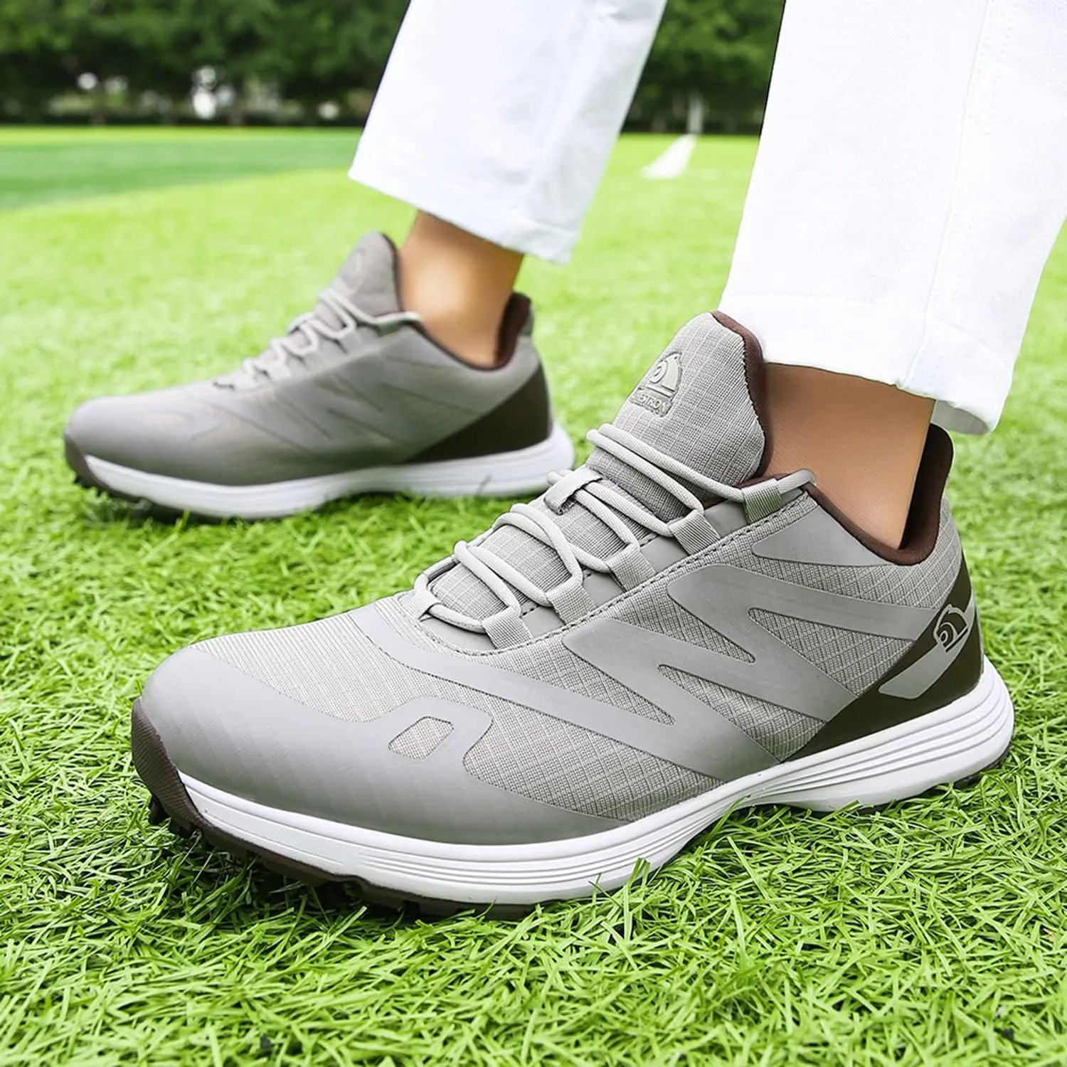 Waterproof Professional Golf Shoes Men Spikes Golf Sneakers Male Outdoor Anti Slip Walking Footwears