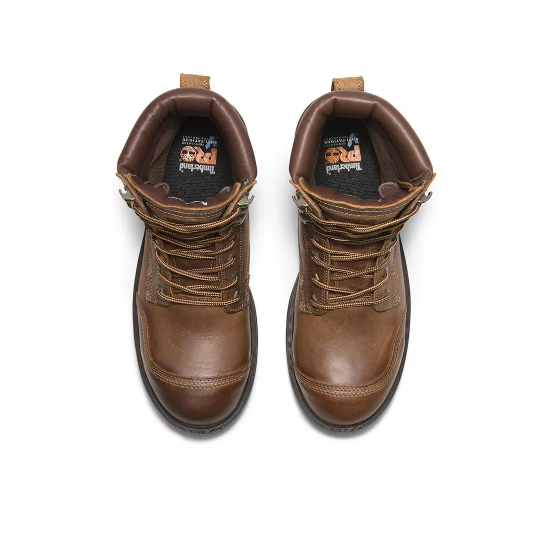 Whitman 8-Inch Waterproof Composite-Toe Work Boot Full Grain Medium Brown