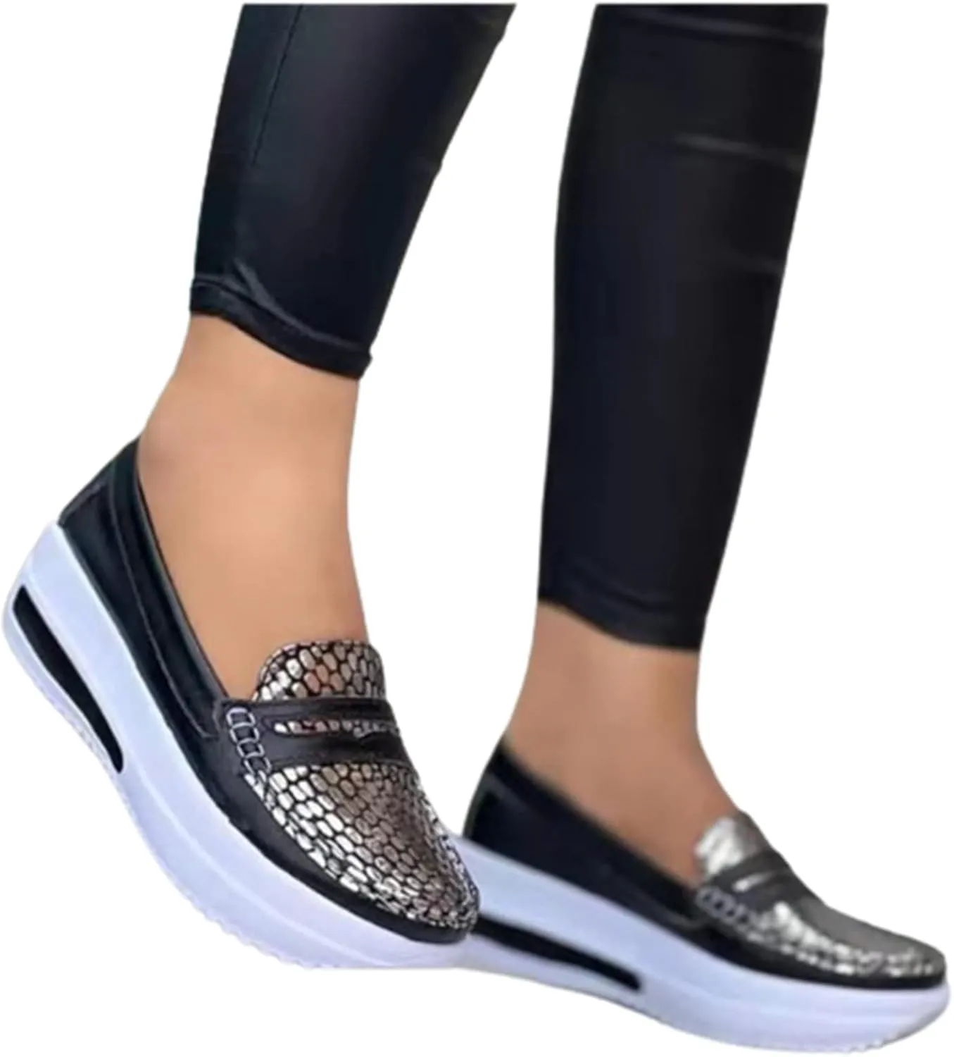 Women Platform Sneakers, VALINK High Hidden Heel Wedge Walking Shoes Summer Peep Toe High Heel Wedge Platform Sandals