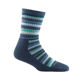 Women's Decade Stripe Micro Crew Midweight Hiking Sock